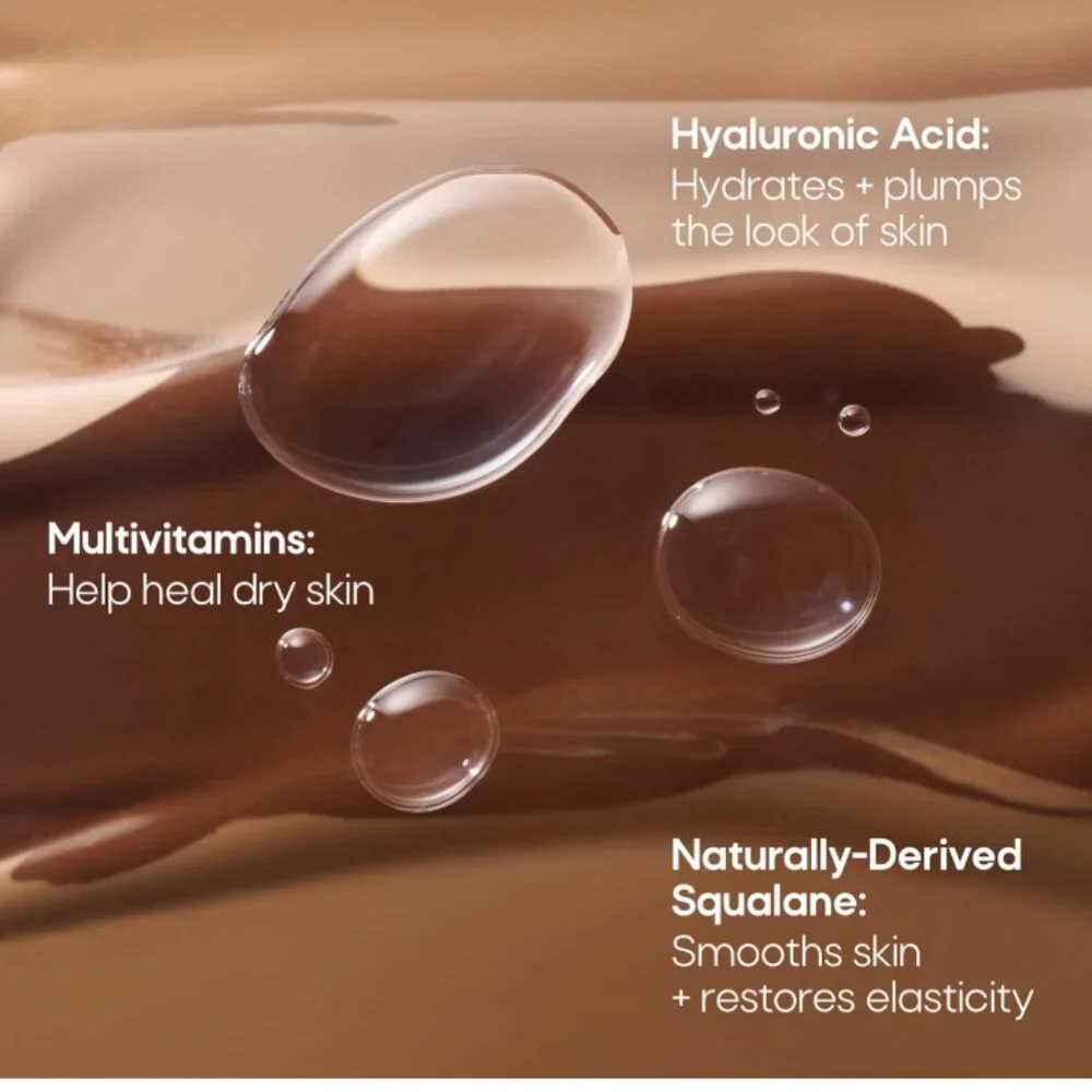 New 4 Almay Skin Perfecting Hydrating Tint Hyaluronic Acid & Squalane 170 Mocha
